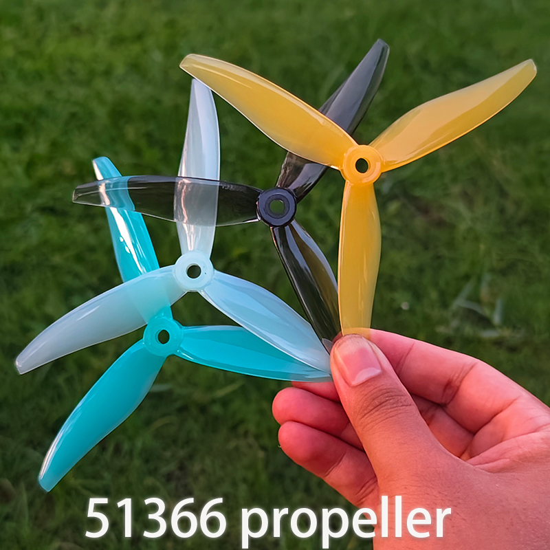 Fpv Drone Propeller - ใบพัด T51366 2/3คู่ใบพัด3ใบขนาด5นิ้วสำหรับโดรน RC FPV 2306มอเตอร์2207ชิ้นส่วนไฟฟ้า