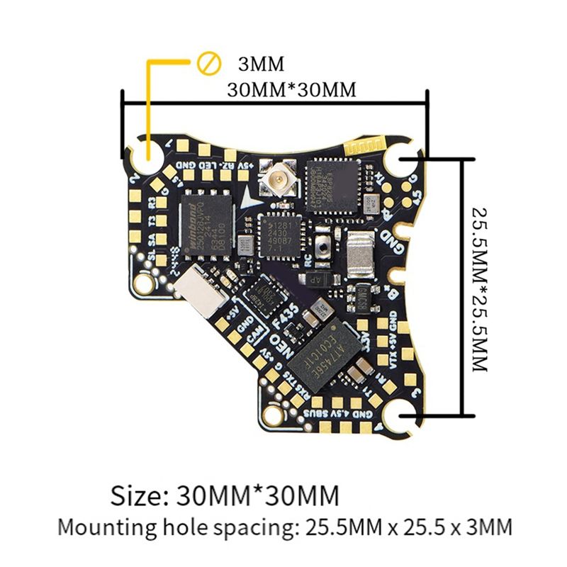 FBIL-F435 NEO 1S AIO ตัวควบคุม - Fpv Drone Esc บทวิจารณ์และราคา