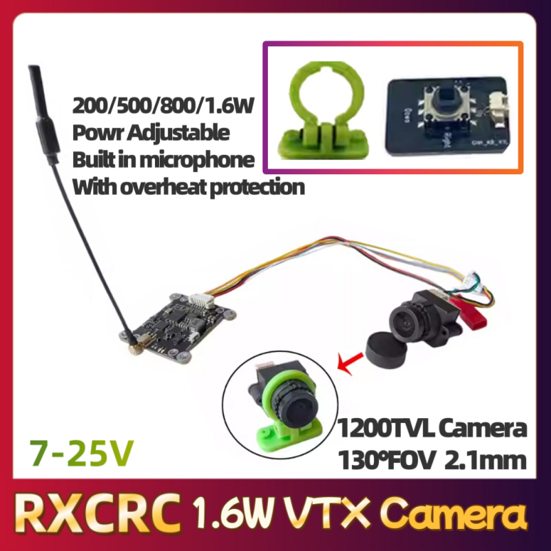 โมดูล RXCRC 5.8G 48CH 1.6W VTX - Fpv Drone Frame บทวิจารณ์และราคา