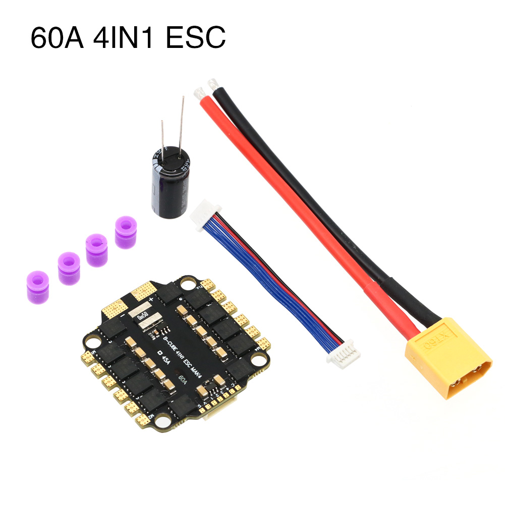 UAngel 4IN1 45A 60A ESC BLHELI - Fpv Drone Esc บทวิจารณ์และราคา