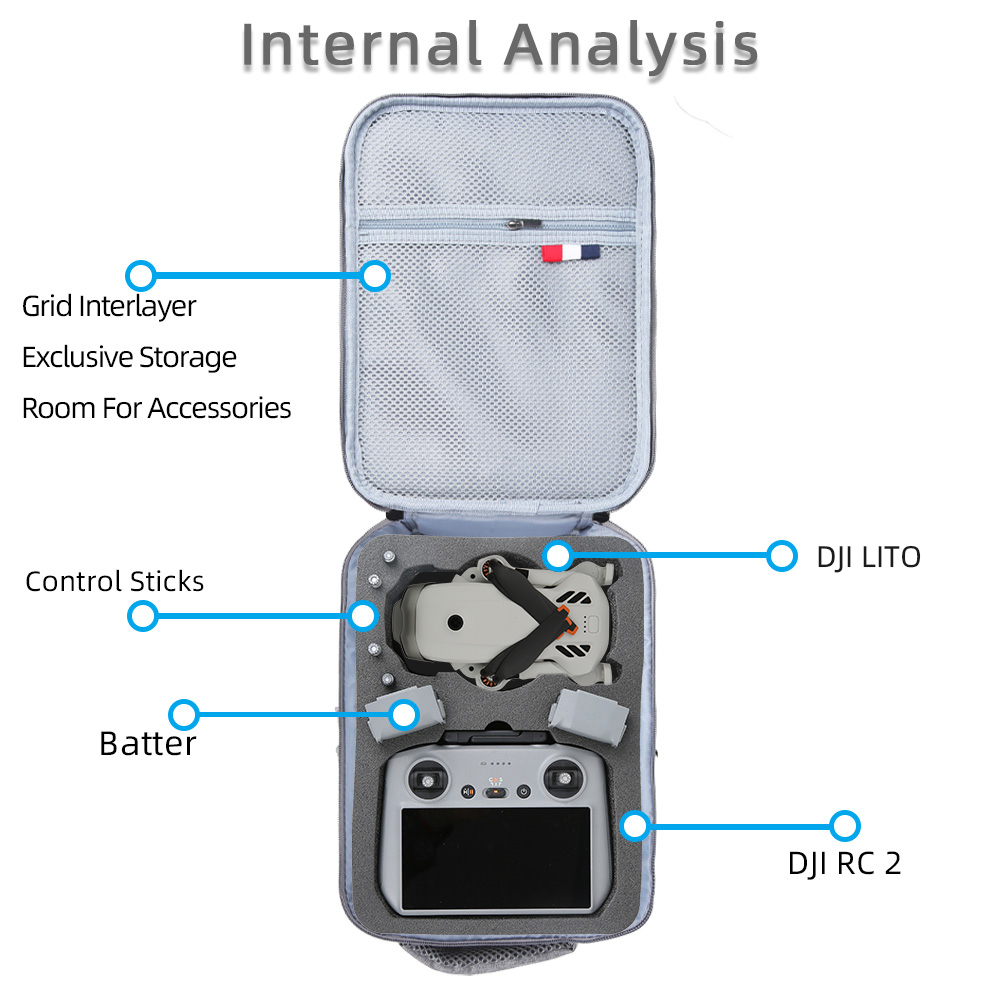สำหรับ DJI Lito 1/Lito X1 กระเ - Fpv Drone Bag บทวิจารณ์และราคา