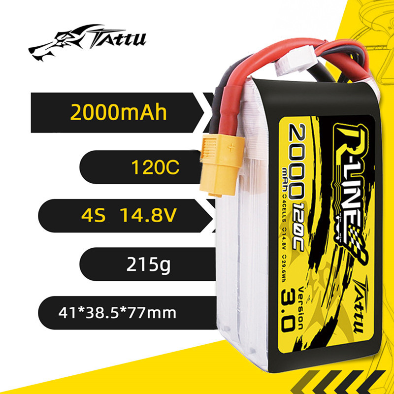 Hot Tattu R-LINE 120C แบตเตอรี - Fpv Drone Battery บทวิจารณ์และราคา