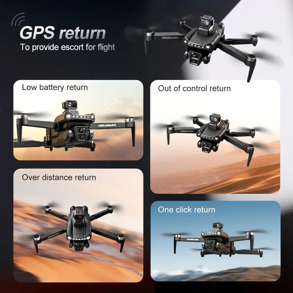 โดรน Lenovo V198GPS 4K ระดับมื - Fpv Drone Kit บทวิจารณ์และราคา
